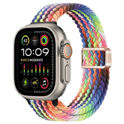 Nylon Braided Magnetic Band For Apple Watch Ultra 2 49mm