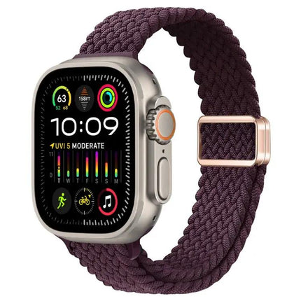 Nylon Braided Magnetic Band For Apple Watch Ultra 2 49mm