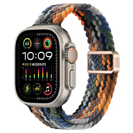 Nylon Braided Magnetic Band For Apple Watch Ultra 2 49mm