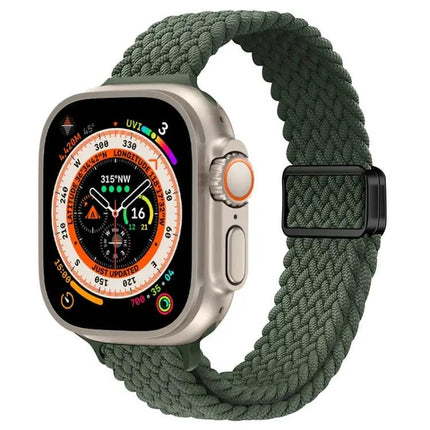 Nylon Braided Magnetic Buckle Band Apple Watch Ultra 49mm