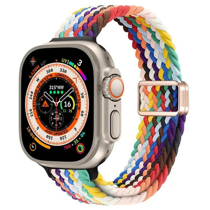 Nylon Braided Magnetic Buckle Band Apple Watch Ultra 49mm