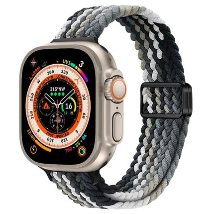 Nylon Braided Magnetic Buckle Band Apple Watch Ultra 49mm