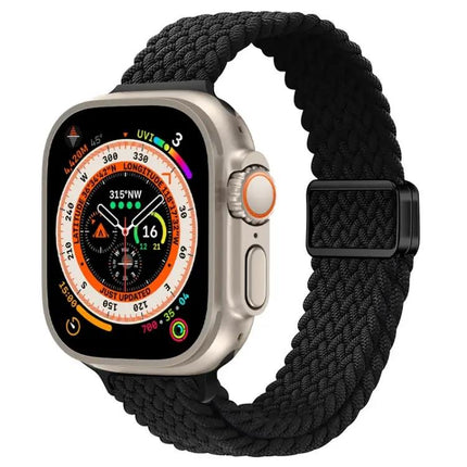 Nylon Braided Magnetic Buckle Band Apple Watch Ultra 49mm