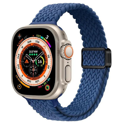 Nylon Braided Magnetic Buckle Band Apple Watch Ultra 49mm