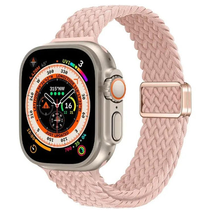 Nylon Braided Magnetic Buckle Band Apple Watch Ultra 49mm