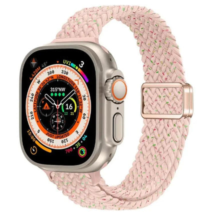 Nylon Braided Magnetic Buckle Band Apple Watch Ultra 49mm