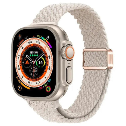 Nylon Braided Magnetic Buckle Band Apple Watch Ultra 49mm