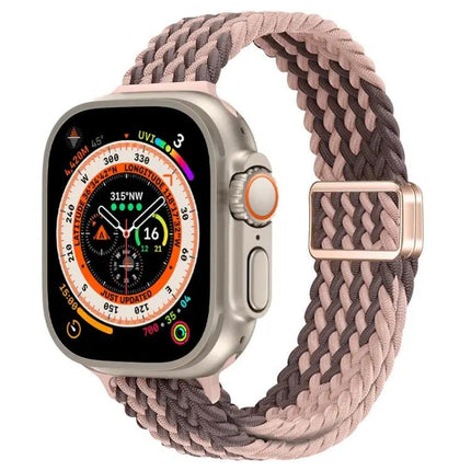 Nylon Braided Magnetic Buckle Band Apple Watch Ultra 49mm