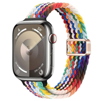 Magnetic Nylon Braided Apple Watch Band 40mm Slim Strap
