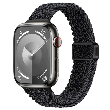 Magnetic Nylon Braided Apple Watch Band 40mm Slim Strap