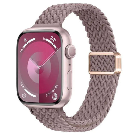 Nylon Braided Magnetic Buckle Watch Band Apple Watch 44mm