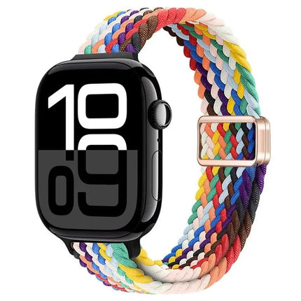 Magnetic Nylon Braided Watch Band For Apple Watch 46mm