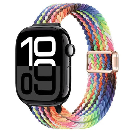 Magnetic Nylon Braided Watch Band For Apple Watch 46mm