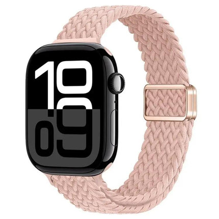 Magnetic Nylon Braided Watch Band For Apple Watch 46mm