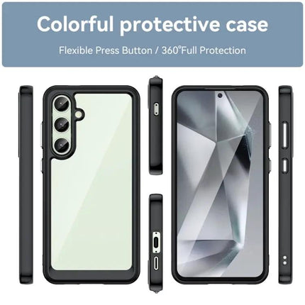Phone Case Samsung Galaxy S24 FE 5G Acrylic TPU Colorful