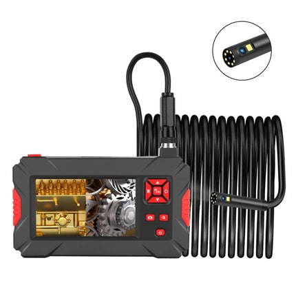 8mm Waterproof Digital Endoscope for Home Inspections handheld display with coiled cable and waterproof camera for pipe and engine inspection
