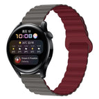 22mm / Grey Wine Red
