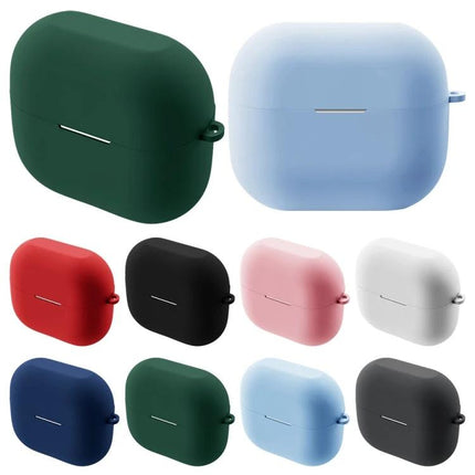 Silicone Protective Case for Samsung Earbuds in Daily Use shown in multiple colors protecting earbuds during commuting and exercise