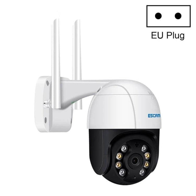 ESCAM Wireless IP Camera with Human Detection for Home Security mounted outdoor wide-angle night vision security camera