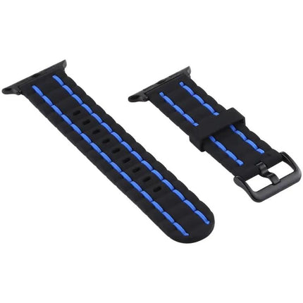 Silicone Wave Watch Band Fits Apple Watch 38/40/42/44mm