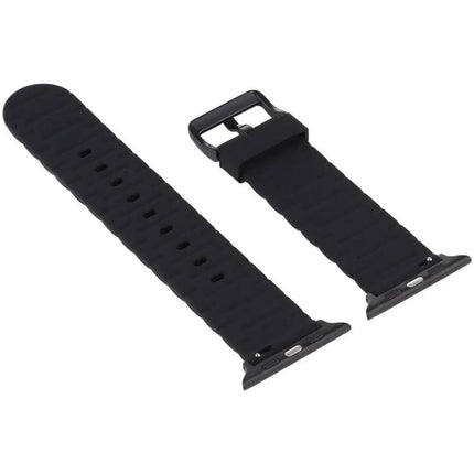 Silicone Wave Watch Band Fits Apple Watch 38/40/42/44mm