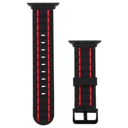 Silicone Wave Watch Band Fits Apple Watch 38/40/42/44mm