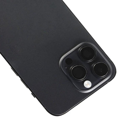 Replacement Back Cover for iPhone 14 Pro Everyday Protection - matte black replacement back cover showing camera cutout and protection
