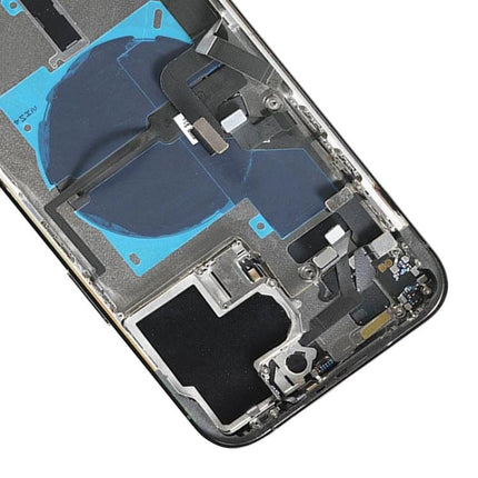 Replacement Back Cover for iPhone 14 Pro Everyday Protection - internal view of replacement back cover and adhesive pads for iPhone 14 Pro
