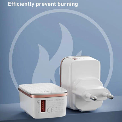 LDNIO Charger for Daily Travel and Device Essentials compact white travel wall charger with USB port and safety features