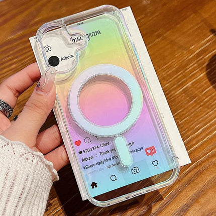 Gradient Phone Case For iPhone With Everyday Protection For Commutes And Daily Use Subtle Color Transition - rainbow gradient slim protective case