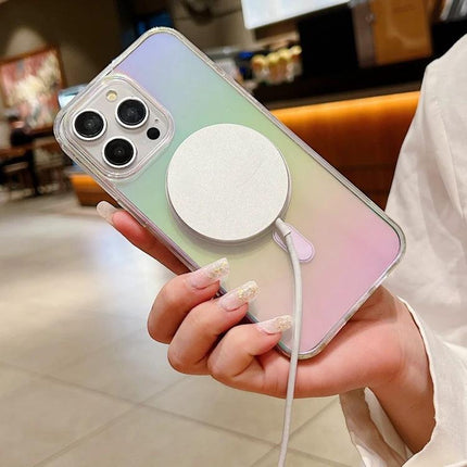 Gradient Phone Case For iPhone With Everyday Protection For Commutes And Daily Use Subtle Color Transition - slim iridescent protective case with wireless charger