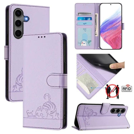 Samsung Galaxy Leather Case With Lanyard For Daily Essentials Everyday Phone Protection