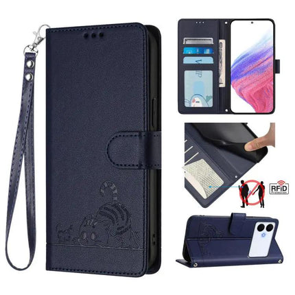 Leather Phone Case With Card Holder For Daily Use