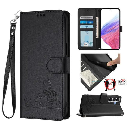 Samsung Galaxy Leather Case With Lanyard For Daily Essentials Everyday Phone Protection