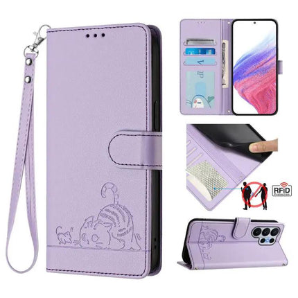 Leather Phone Case With Card Holder For Daily Use
