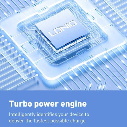 LDNIO Charger for Everyday Travel and Home Device Needs compact travel charger with intelligent turbo power engine for fast device charging