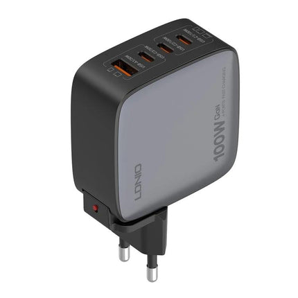 LDNIO Charger for Daily Device Powering at Home and Travel - compact 100W multiport wall charger with USB-C and USB-A ports for phones tablets laptops