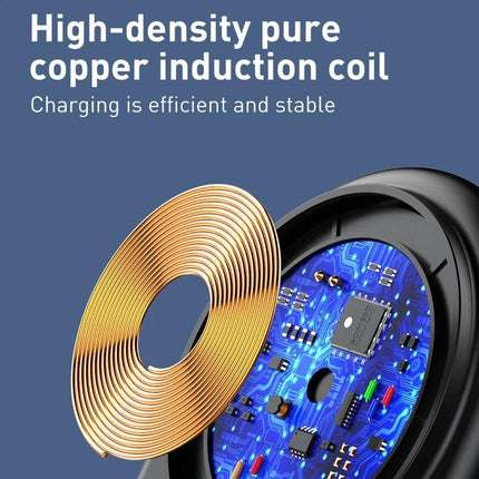 LDNIO Charger Stand for Daily Device Charging at Home showing high-density pure copper induction coil and circuit board for stable magnetic charging