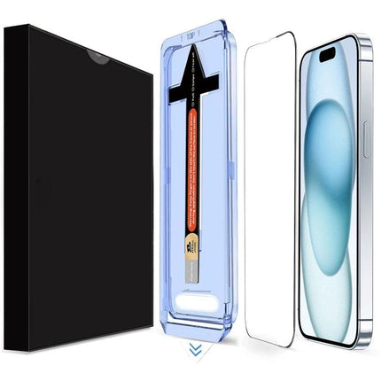 LK Tempered Glass Screen Protector for Daily iPhone Use - clear tempered glass with alignment tool, anti-scratch, high-transparency screen protector
