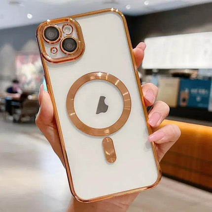 Electroplating MagSafe Phone Case For iPhone 12 Pro And 11 Pro Max
