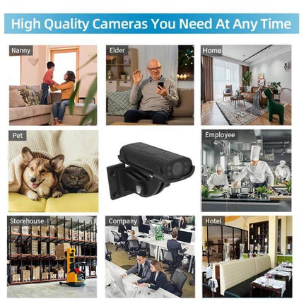 W2 Compact Wireless Smart Camera for Home Security ultra-compact camera for nanny, elder, pet, home, office, store monitoring with motion alerts