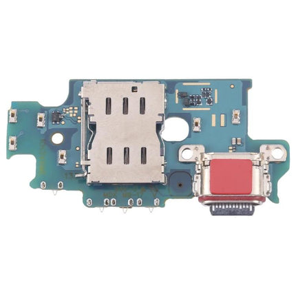 Samsung Charging Port Board for Everyday Phone Repairs replacement charging port board close-up, USB connector and SIM slot
