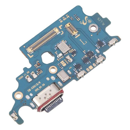 Replacement Charging Part for Samsung Phones in Daily Use - blue replacement charging port board with USB connector and soldered components