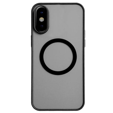 Hawkeye Skin Feel MagSafe Case For Everyday iPhone Protection Against Minor Scratches - slim translucent gray acrylic TPU case with MagSafe ring