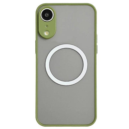 Hawkeye MagSafe Phone Case for Everyday iPhone Protection in green with acrylic back, TPU bumper and MagSafe ring