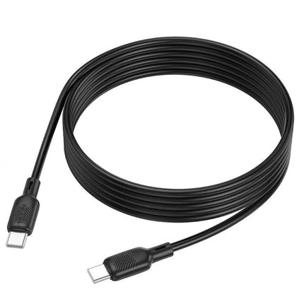 Charge your devices easily with this BOROFONE Type-C cable - 2m black USB-C charging cable for smartphone and laptop