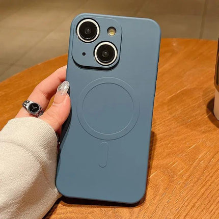 iPhone Silicone Magnetic Case For Everyday Protection And Easy Daily Handling On The Go | Syndmart