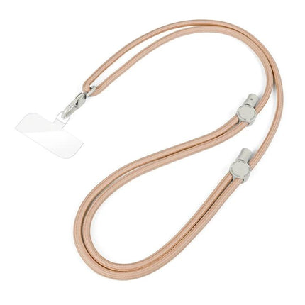 DUX DUCIS Adjustable Crossbody Neck Phone Lanyard for Hands-Free Use - rose gold adjustable neck strap with clip for phones