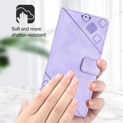 Embossed Leather Wallet Case Galaxy S26 Series Card Slots