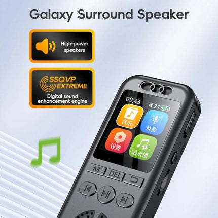 Essential Voice Recorder for Daily Notes and Meetings - compact digital recorder with color display and noise-reduction for meetings and lectures